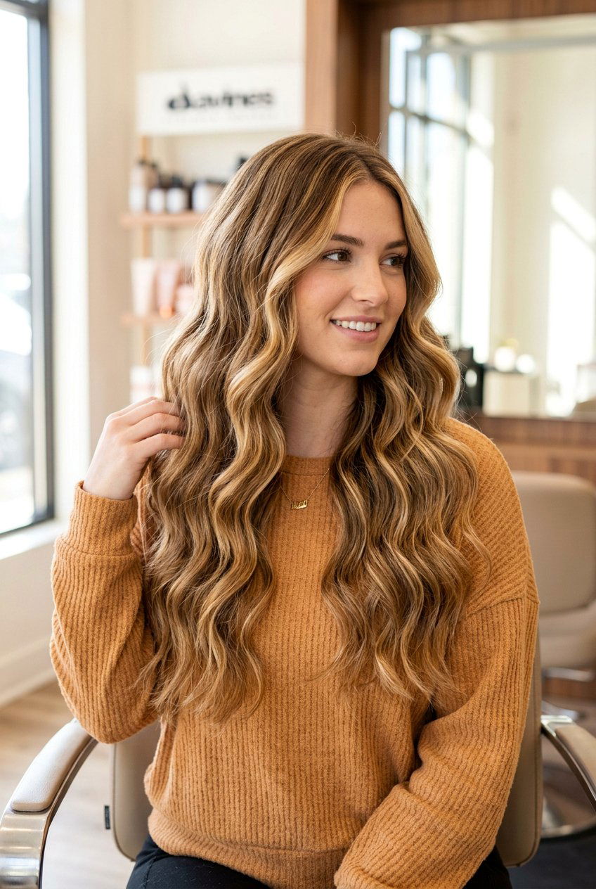 Honey Blonde Dimensional Ribbons - 20 delicate blonde ribbons for mature hair - 20 delicate blonde ribbons for mature hair