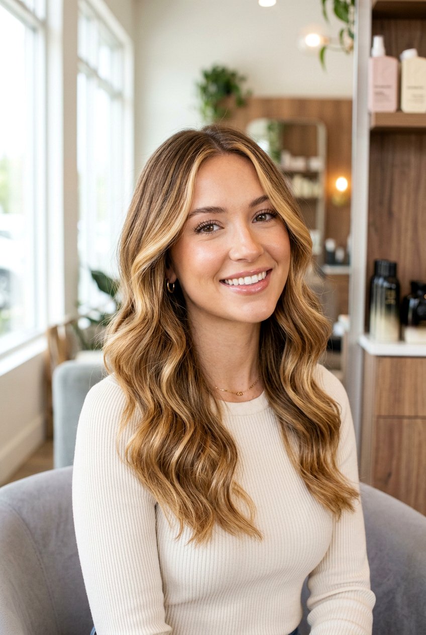 Honey Blonde Face Framing - 20 contour highlights hair - 20 contour highlights hair