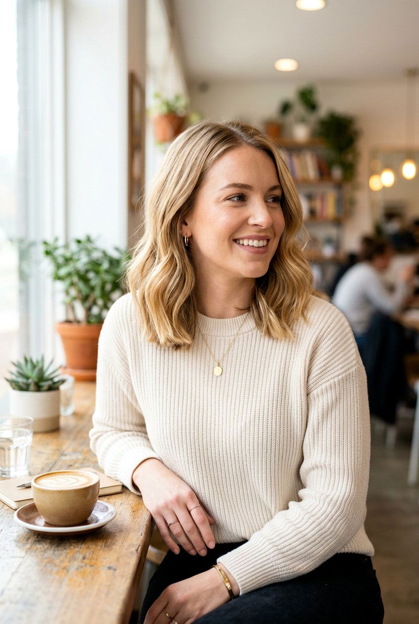 Honey Blonde Lob For Warm Skin - 20 honey blonde for warm skin tones - 20 honey blonde for warm skin tones