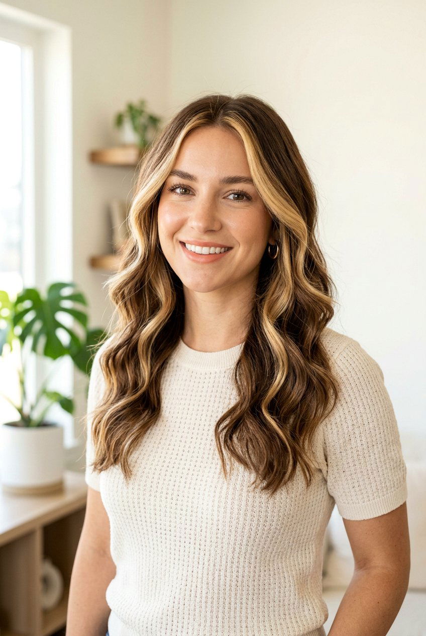 Honey Blonde Money Piece On Warm Brunette - 20 subtle blonde money piece on brunette - 20 subtle blonde money piece on brunette