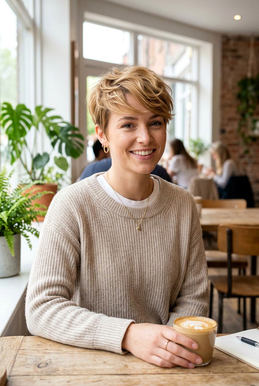 Honey Blonde Pixie Cut For Warm Skin - 20 honey blonde for warm skin tones - 20 honey blonde for warm skin tones