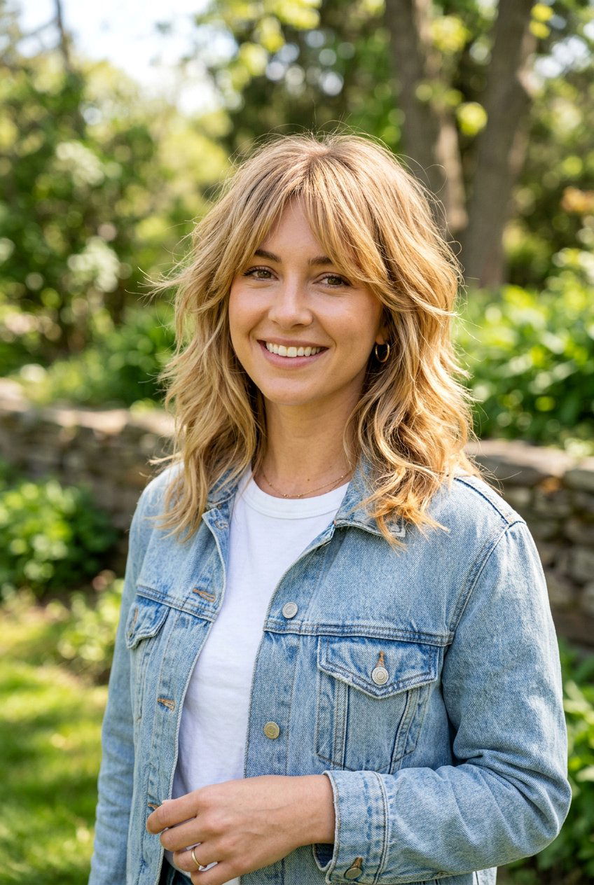 Honey Blonde Shag Haircut - 20 hair color ideas for shag haircuts - 20 hair color ideas for shag haircuts