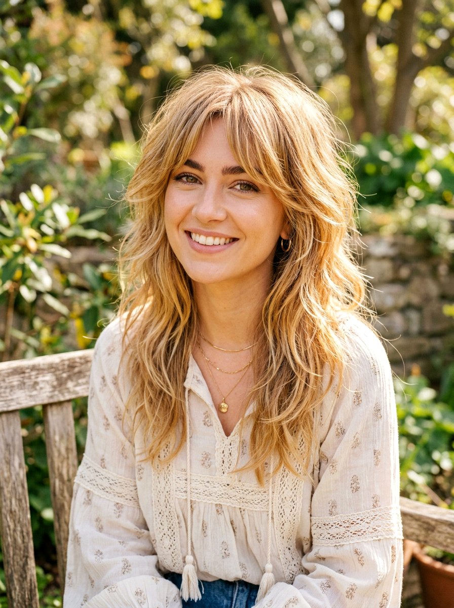 Honey Blonde Wolf Cut - 20 wolf cut hair color ideas - 20 wolf cut hair color ideas