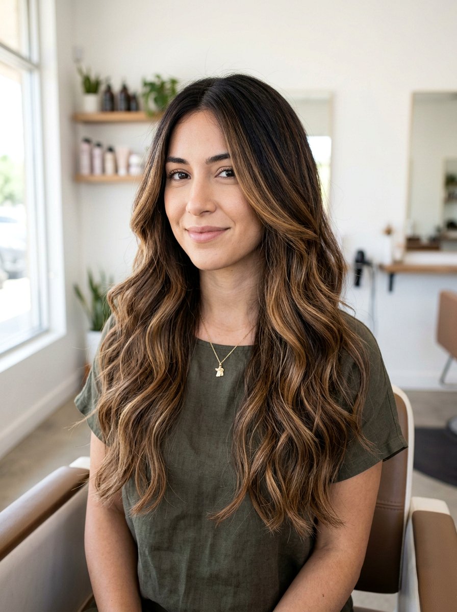Honey Bronde Balayage On Dark Brown Hair - 20 honey bronde balayage - 20 honey bronde balayage