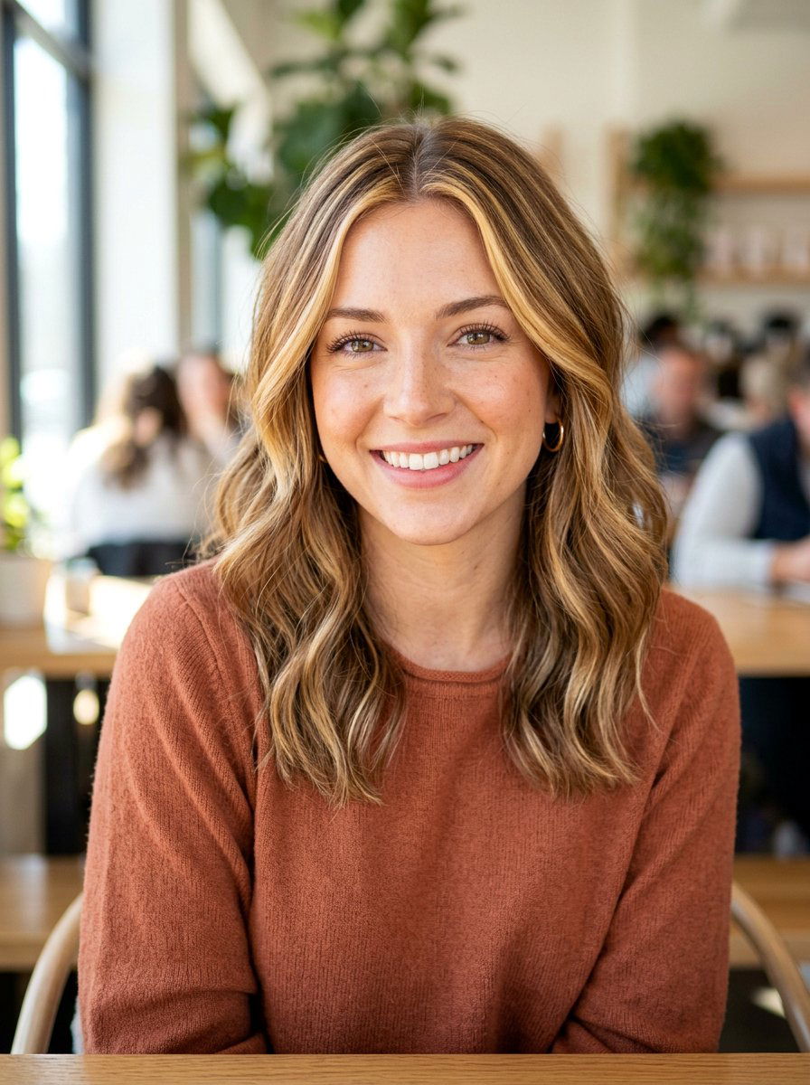 Honey Bronde Highlights With Face Framing Pieces - 20 toasted bronde highlights - 20 toasted bronde highlights