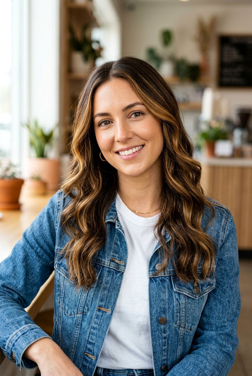 Honey Bronze Ribbon Highlights For Brunette Hair - 20 brunette ribbons for long layered hair - 20 brunette ribbons for long layered hair