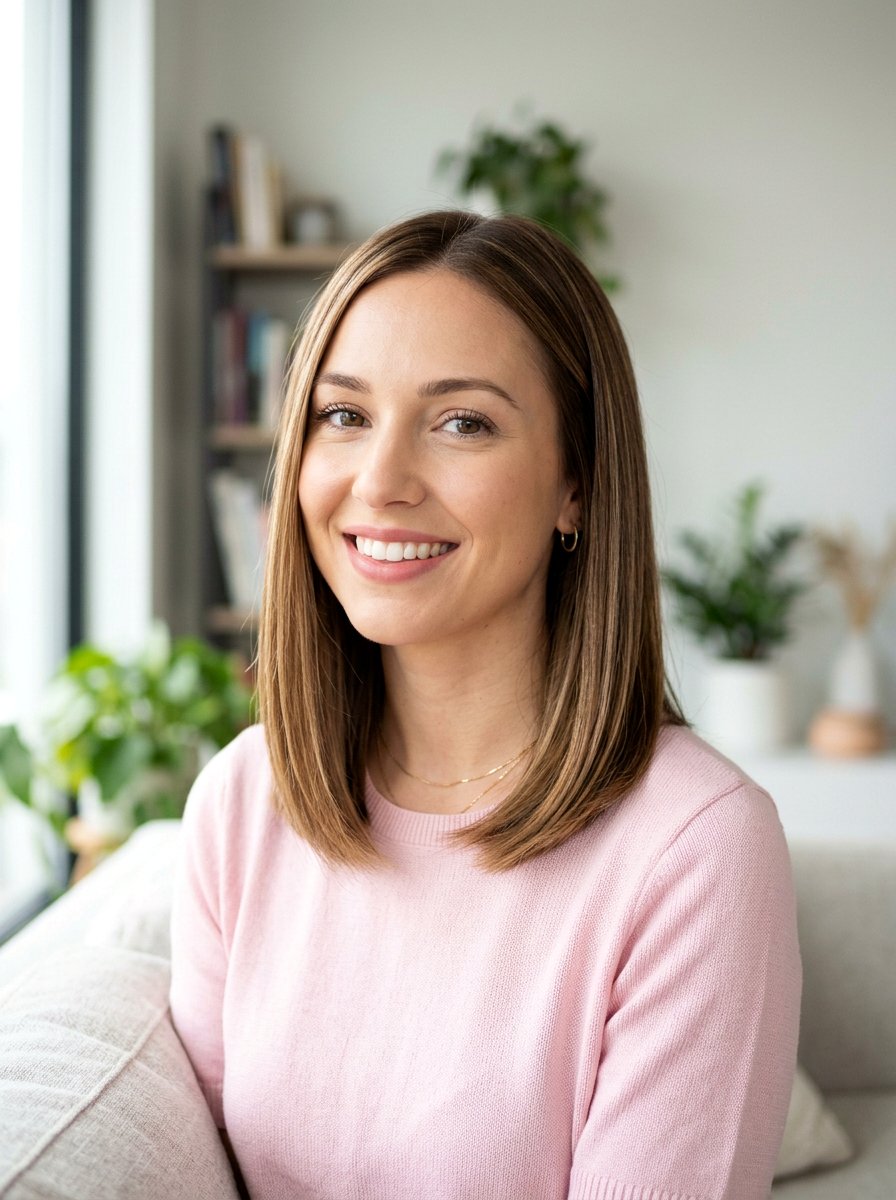 Honey Brown Babylights Long Bob - 20 dimensional brunette for shoulder length hair - 20 dimensional brunette for shoulder length hair