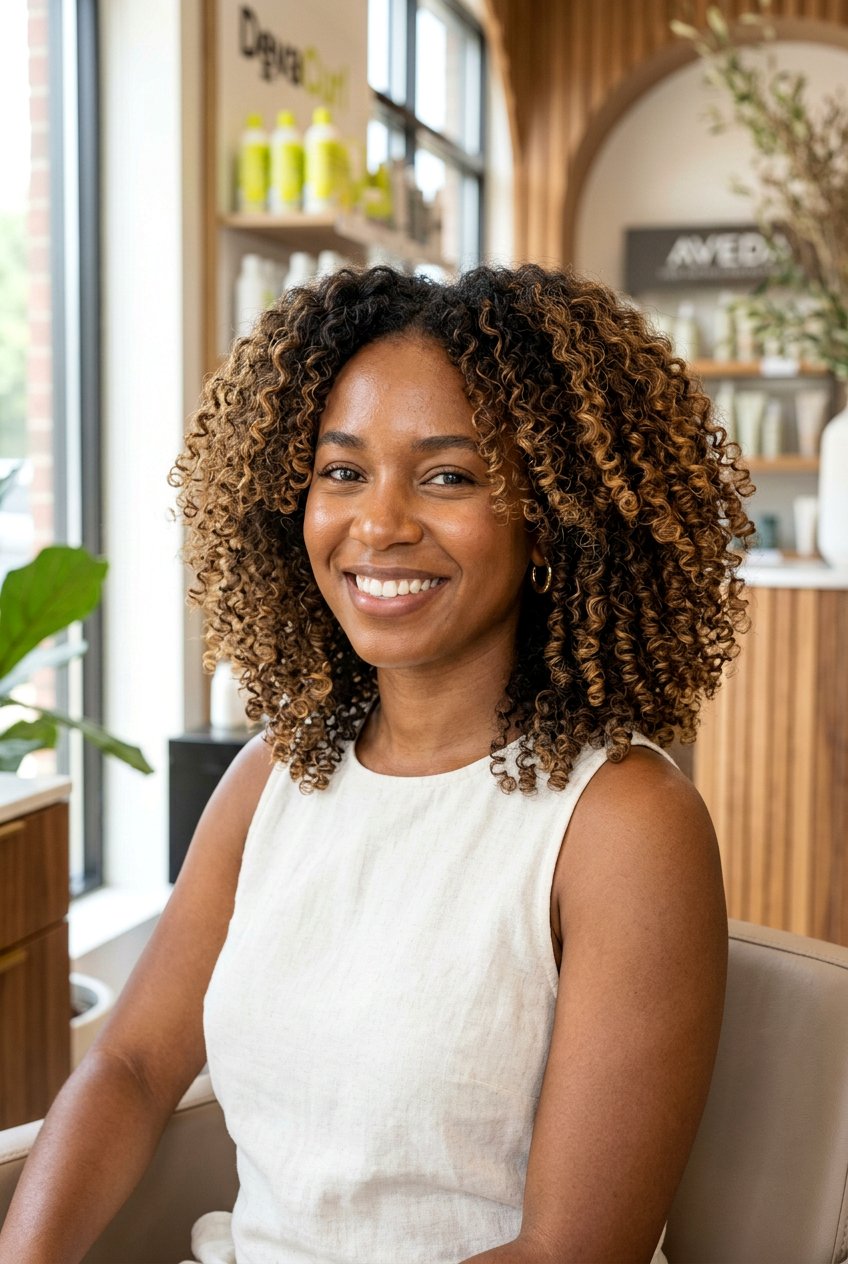 Honey Brown Balayage On Natural Hair - 20 honey brown balayage - 20 honey brown balayage