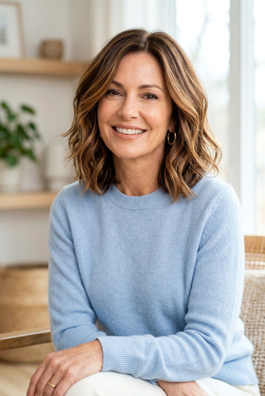 Honey Brown Balayage - 20 brunette balayage for women over 50 - 20 brunette balayage for women over 50