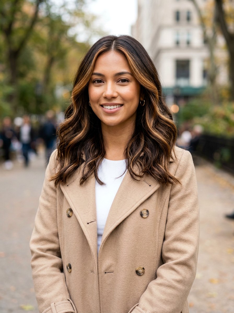 Honey Caramel Money Piece Espresso Hair - 20 rich espresso with caramel money piece - 20 rich espresso with caramel money piece