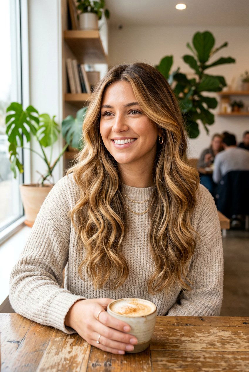 Honey Chai Latte Balayage Hair Color - 20 chai latte hair color - 20 chai latte hair color