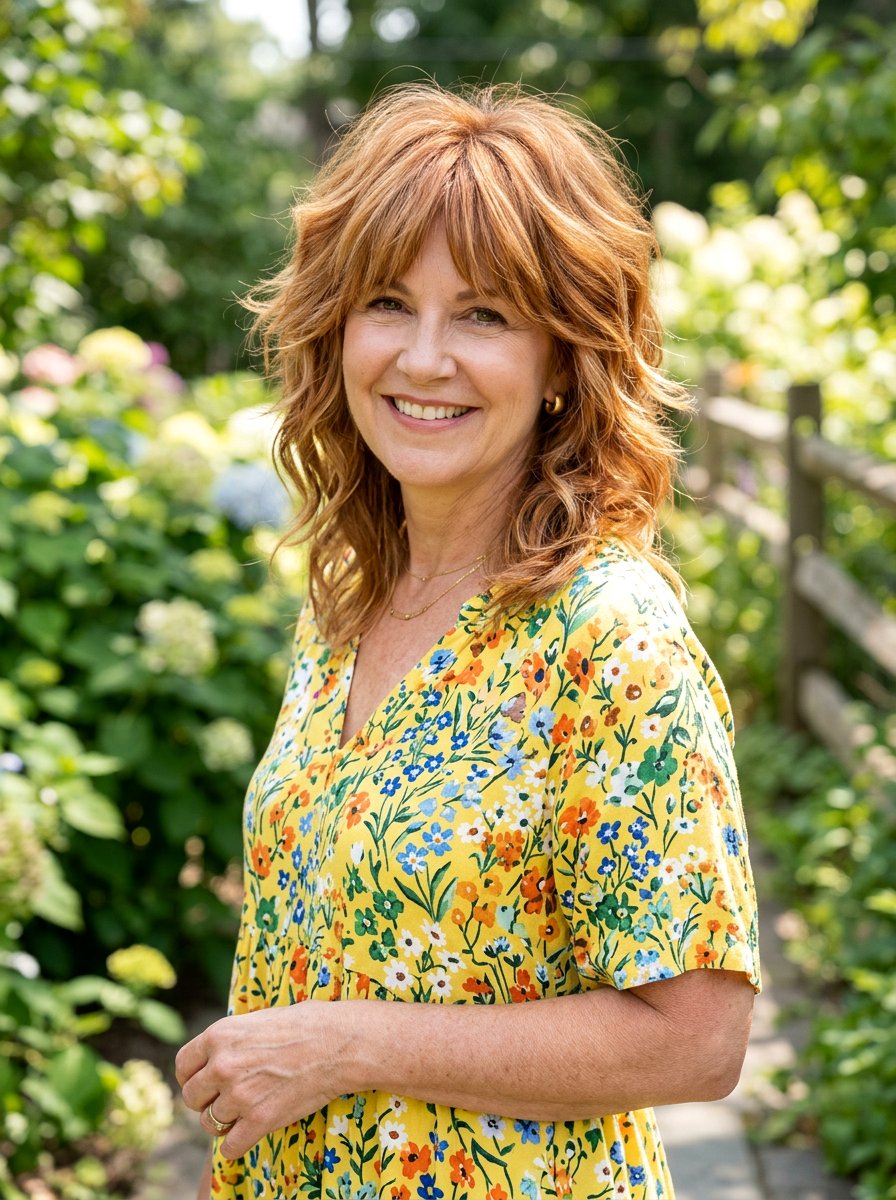 20 Radiant Soft Copper Hair Color Ideas for Mature Women