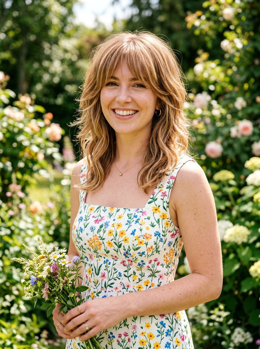 Honey Highlight Shag Haircut - 20 salon color ideas for shag haircuts - 20 salon color ideas for shag haircuts