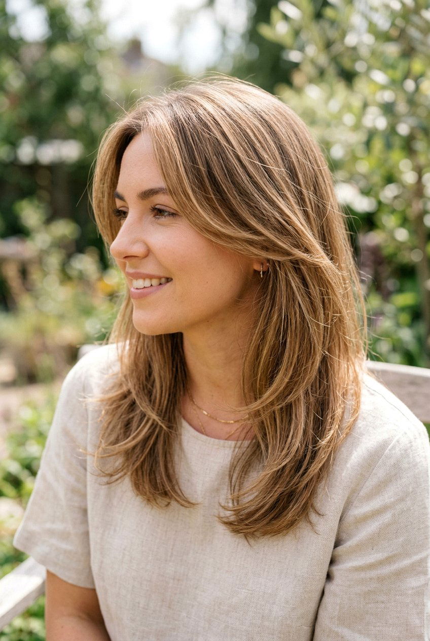 Honey Highlights On Fine Hair Texture - 20 summer honey highlights - 20 summer honey highlights