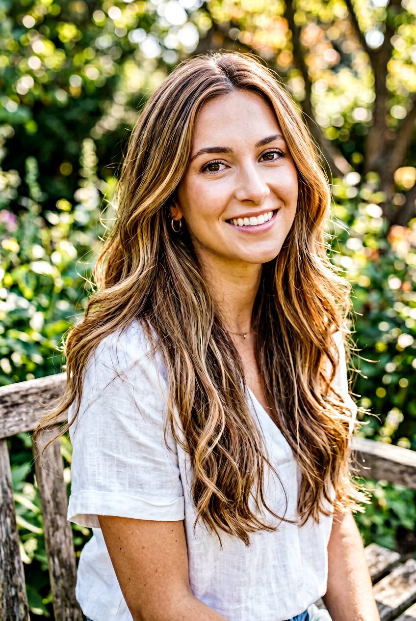 Honey Highlights On Long Layered Hair - 20 summer honey highlights - 20 summer honey highlights