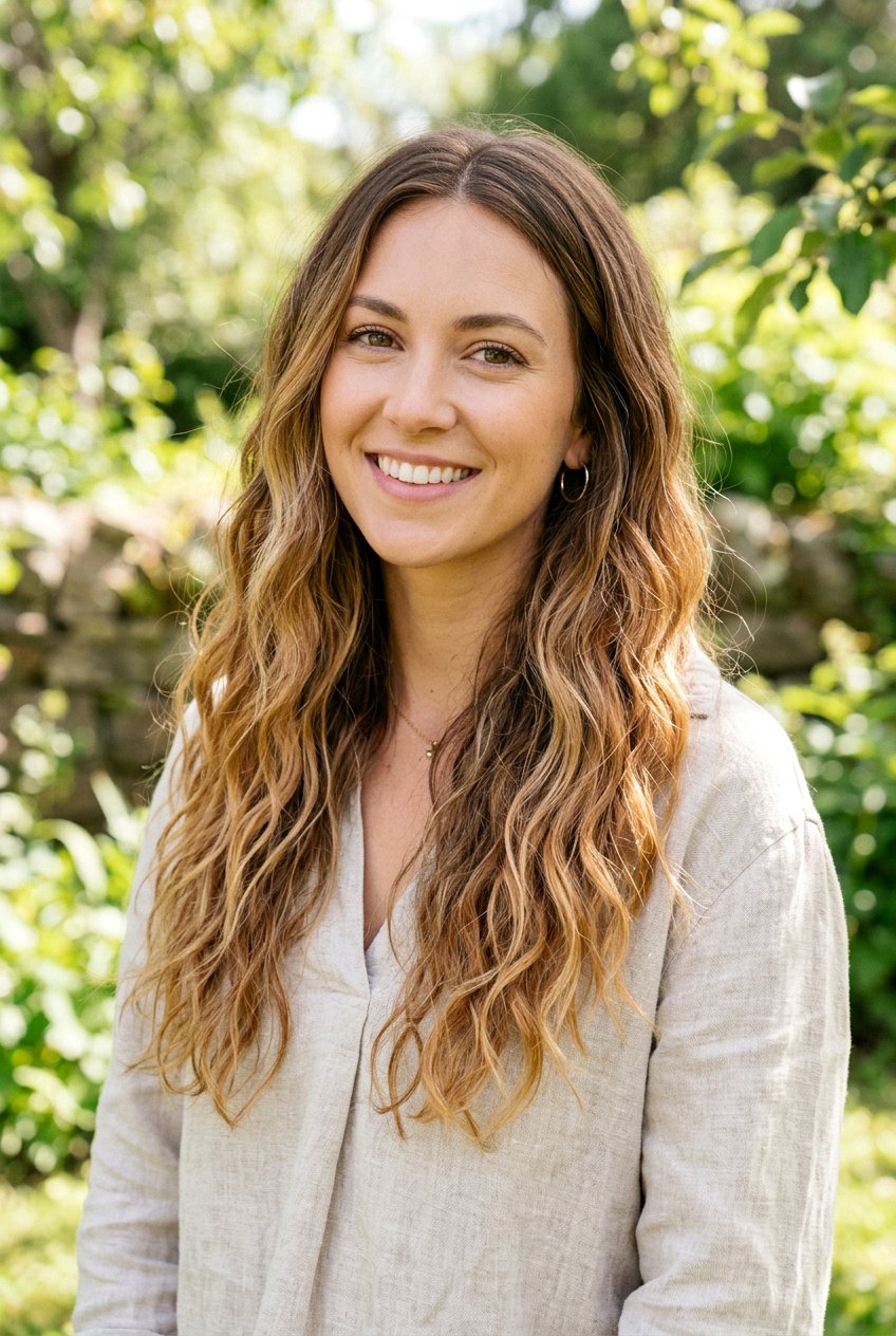 Honey Melt on Light Brown Hair - 20 color melt hair ideas - 20 color melt hair ideas