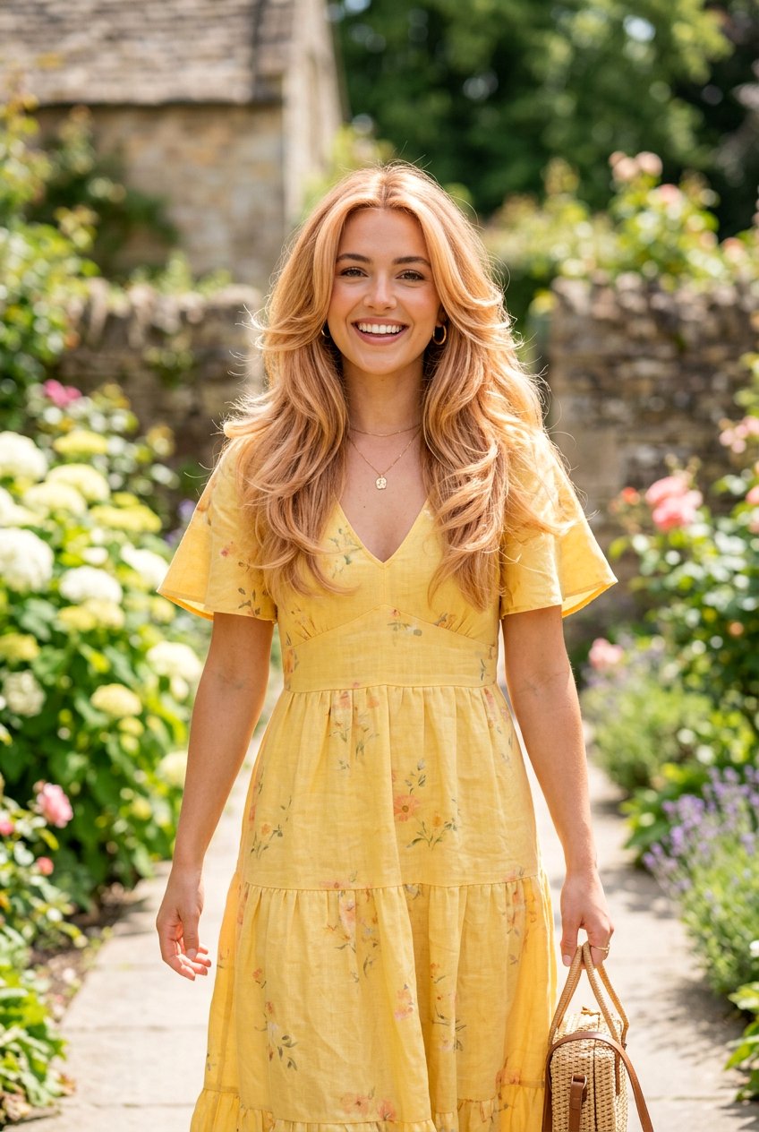 Honey Peach Blonde Hair - 20 blonde hair with soft peach undertones - 20 blonde hair with soft peach undertones