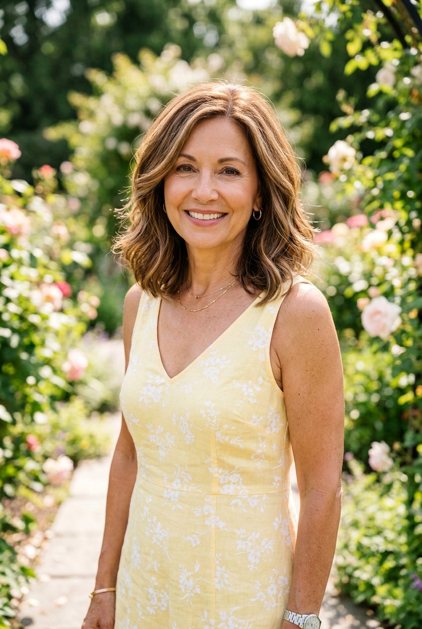 Honey Walnut Highlights - 20 natural brunette refresh for mature women - 20 natural brunette refresh for mature women