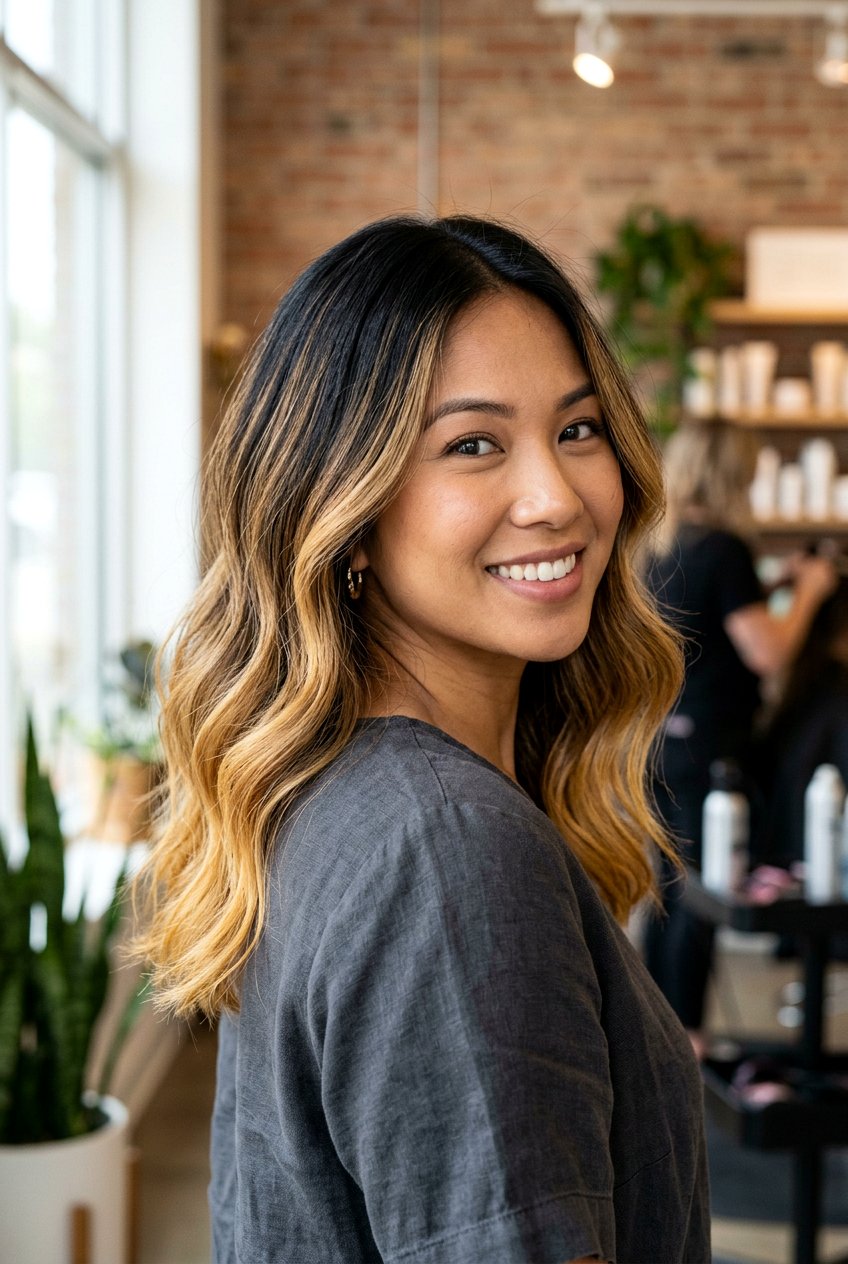 Honey blonde balayage black hair - 20 balayage for black hair - 20 balayage for black hair