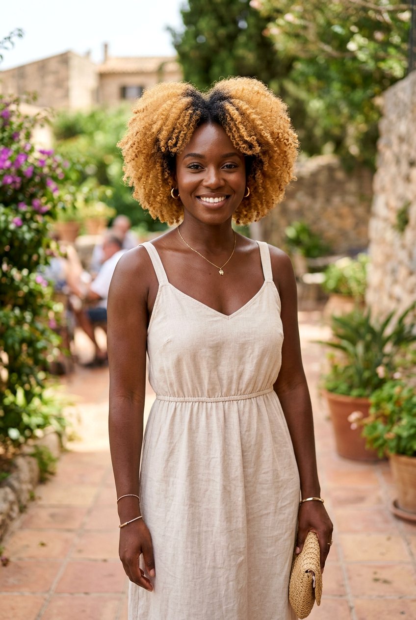 Honey blonde tapered fro - 20 curly tapered fro hairstyle - 20 curly tapered fro hairstyle