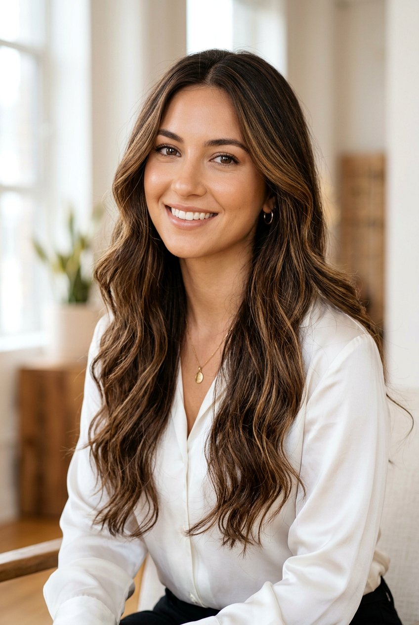 Honey caramel babylights for brunettes - 20 subtle caramel highlights for mature brunettes - 20 subtle caramel highlights for mature brunettes