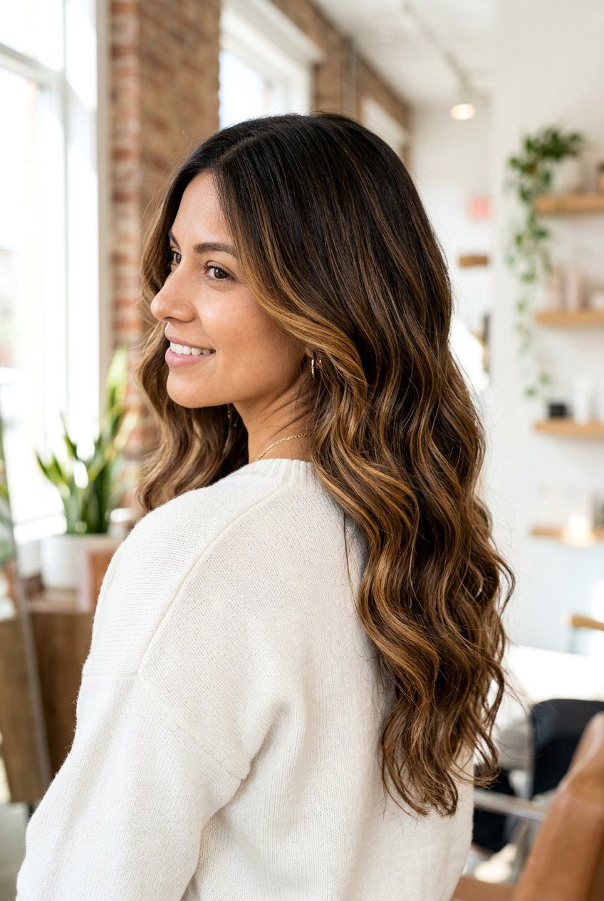 Honey caramel balayage dark brown hair - 20 caramel balayage on dark brown hair - 20 caramel balayage on dark brown hair