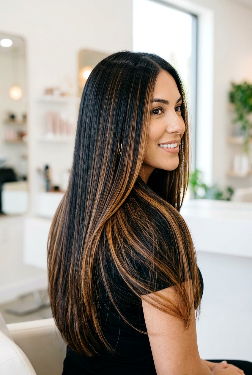 Honey caramel highlights for black hair - 20 caramel highlights on dark hair - 20 caramel highlights on dark hair