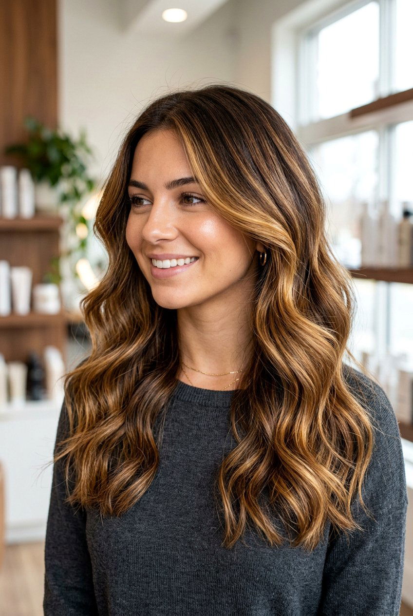 Honey caramel highlights for brunettes - 20 brunette hair with caramel highlights - 20 brunette hair with caramel highlights