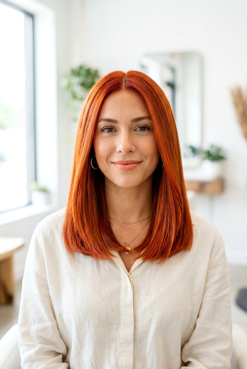 Hot Red Orange Hair Color - 20 fire hair color ideas - 20 fire hair color ideas