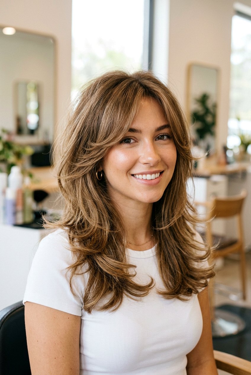 How To Style Butterfly Layers With Side Bangs - 20 butterfly layers with side bangs - 20 butterfly layers with side bangs