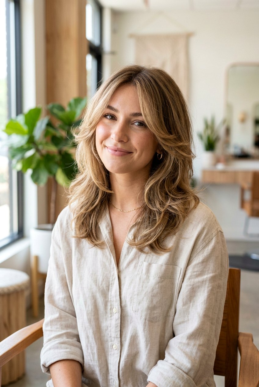 Hush Cut Layered Blowout - 20 celebrity blowout with layers - 20 celebrity blowout with layers