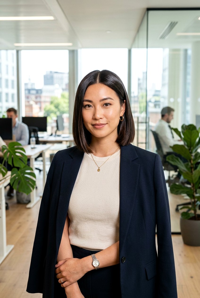 Hyper Gloss Bob For Professional Look - 20 elegant work bob haircut - 20 elegant work bob haircut