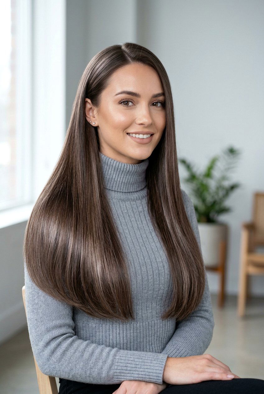 Iced Brown Brunette Gloss - 20 brunette gloss hair color ideas - 20 brunette gloss hair color ideas