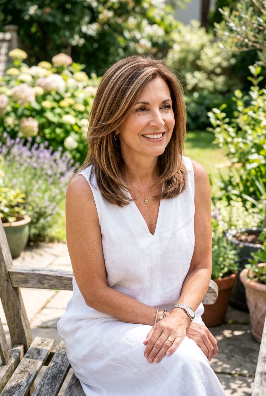 Iced Tea Brunette - 20 natural brunette refresh for mature women - 20 natural brunette refresh for mature women