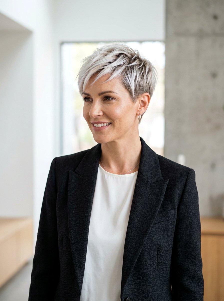 Icicle Blonde Highlights On Pixie - 20 classy blonde highlights ideas - 20 classy blonde highlights ideas