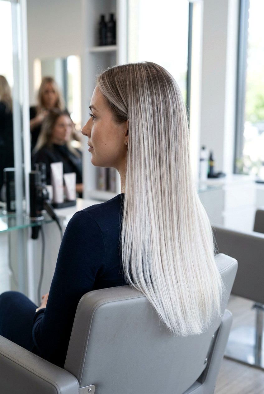 Icy Ash Blonde Balayage - 20 ash blonde balayage - 20 ash blonde balayage