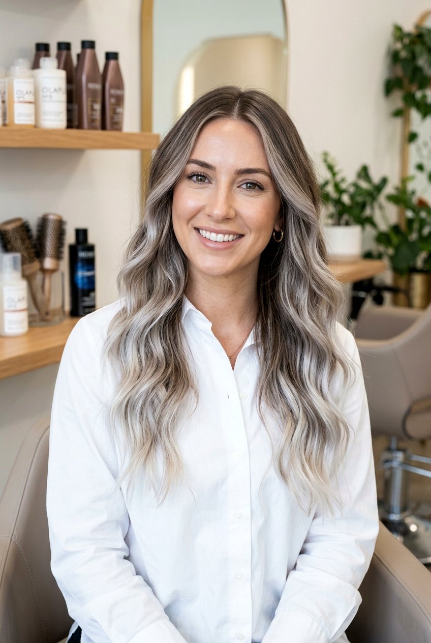 Icy Ash Toner On Brunette Highlights - 20 ash toner for highlighted brunette hair - 20 ash toner for highlighted brunette hair