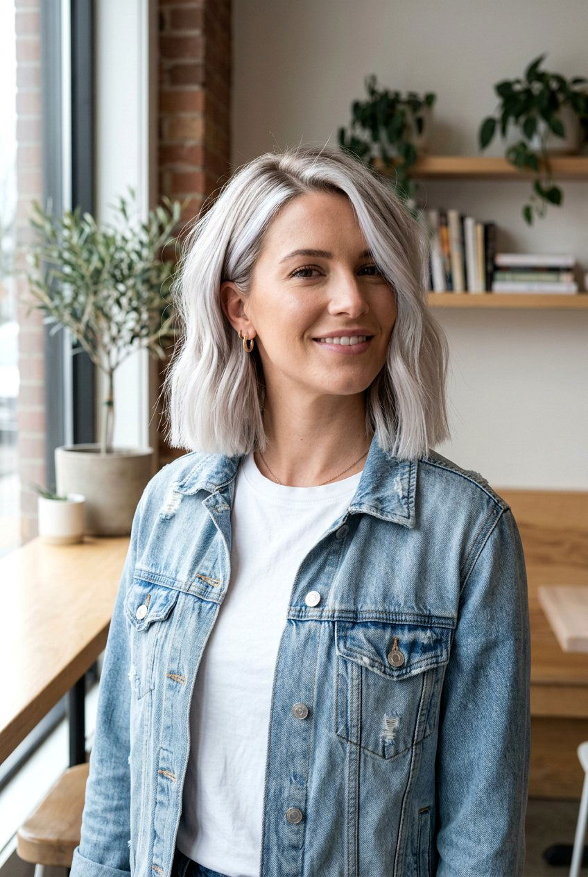 Icy Blonde Balayage Bob - 20 blonde balayage for shoulder length bob - 20 blonde balayage for shoulder length bob