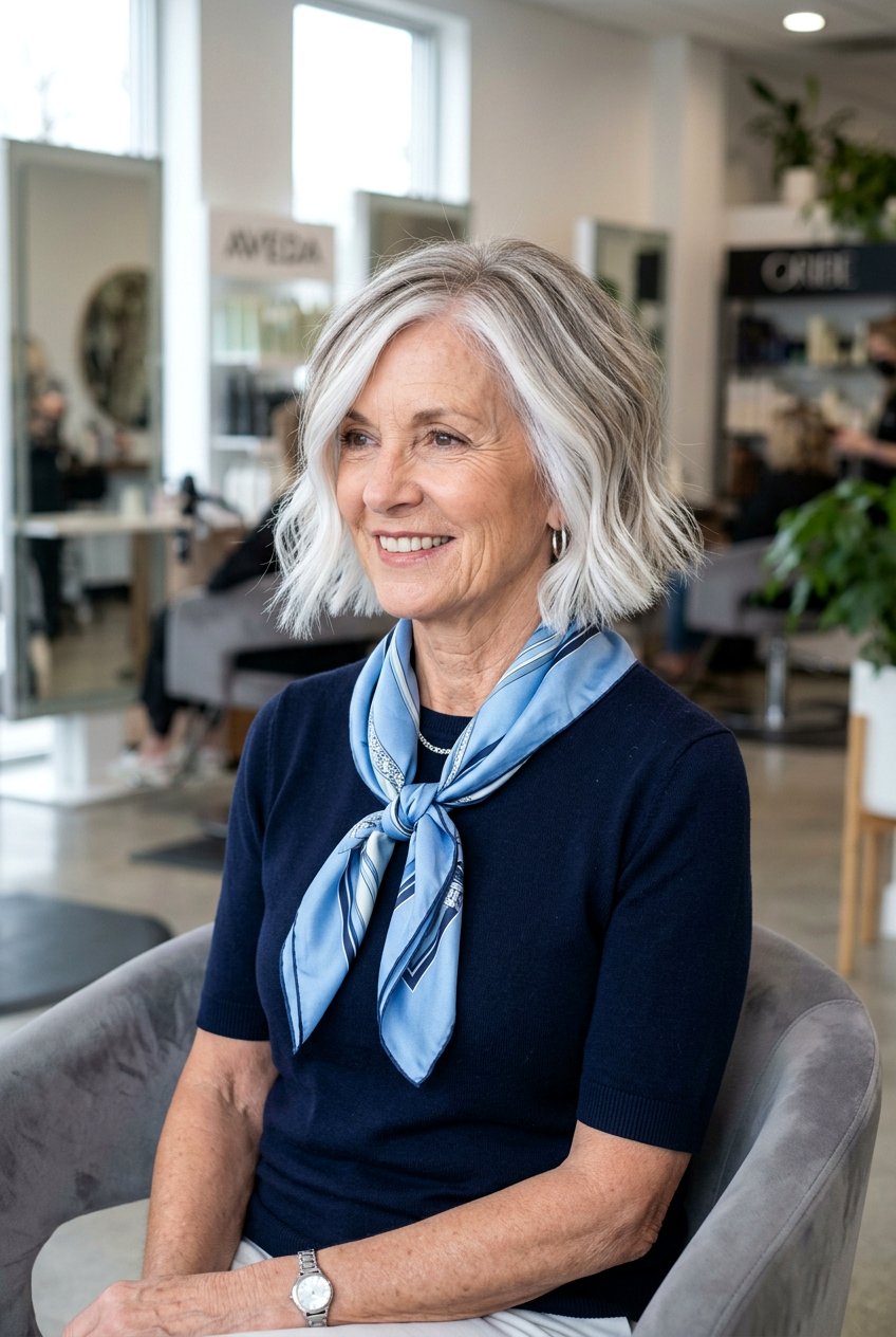 Icy Blonde Balayage - 20 blonde balayage for women over 60 - 20 blonde balayage for women over 60