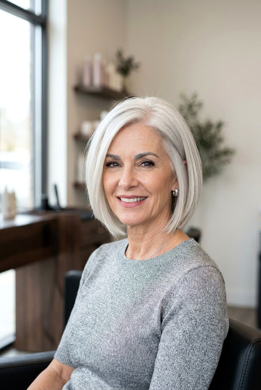 Icy Blonde Hair Color - 20 hair color ideas for women over 50 - 20 hair color ideas for women over 50