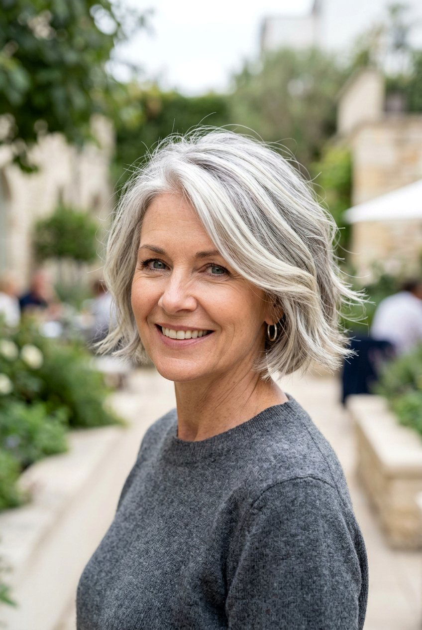 Icy Blonde Highlights For Gray Hair - 20 gray blending hair color - 20 gray blending hair color