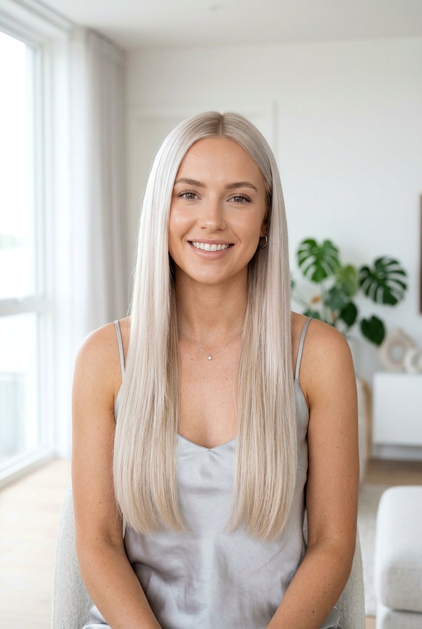 Icy Blonde With Beige Toner - 20 beige gray blonde hair color - 20 beige gray blonde hair color