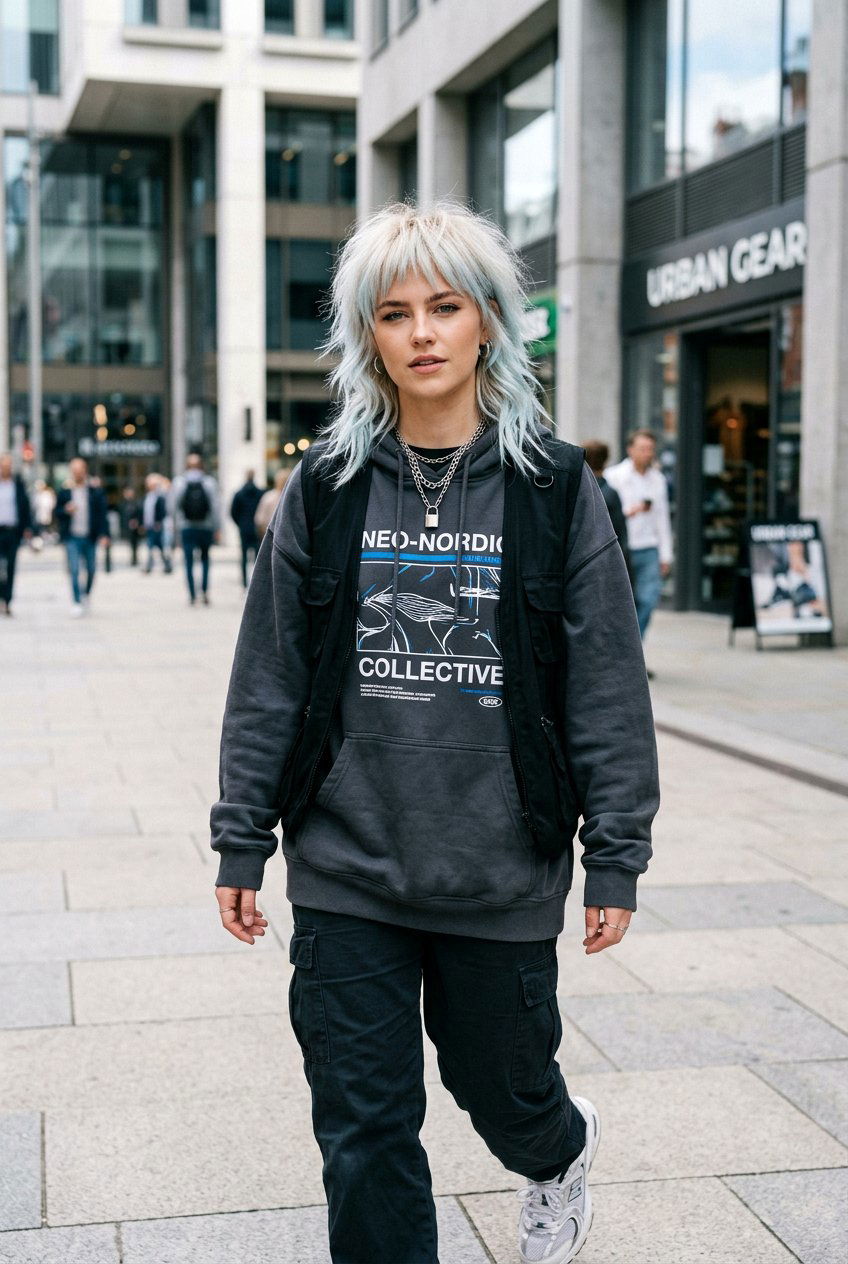 Icy Blonde Wolf Cut - 20 blonde wolf cut color ideas - 20 blonde wolf cut color ideas