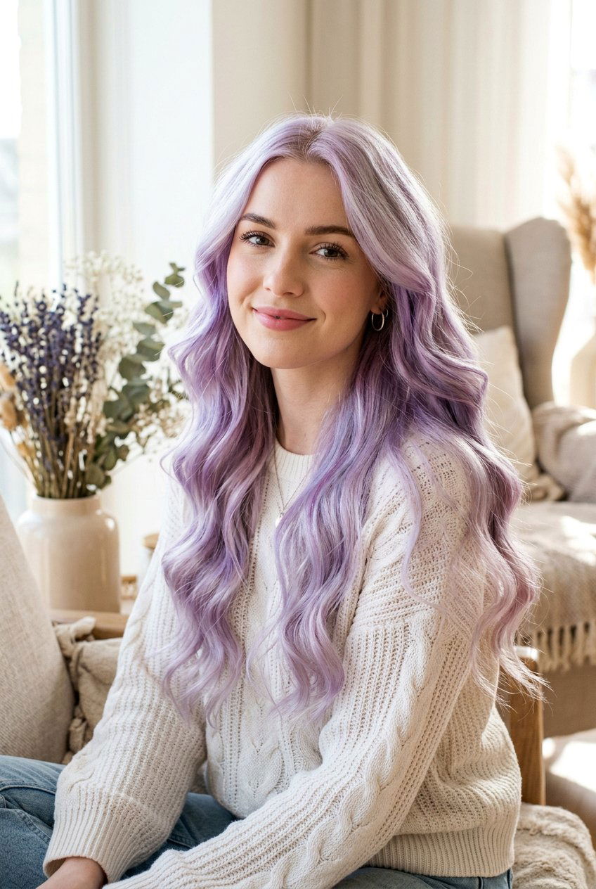 Icy Lavender Hair Color - 20 hair color ideas for cool undertones - 20 hair color ideas for cool undertones