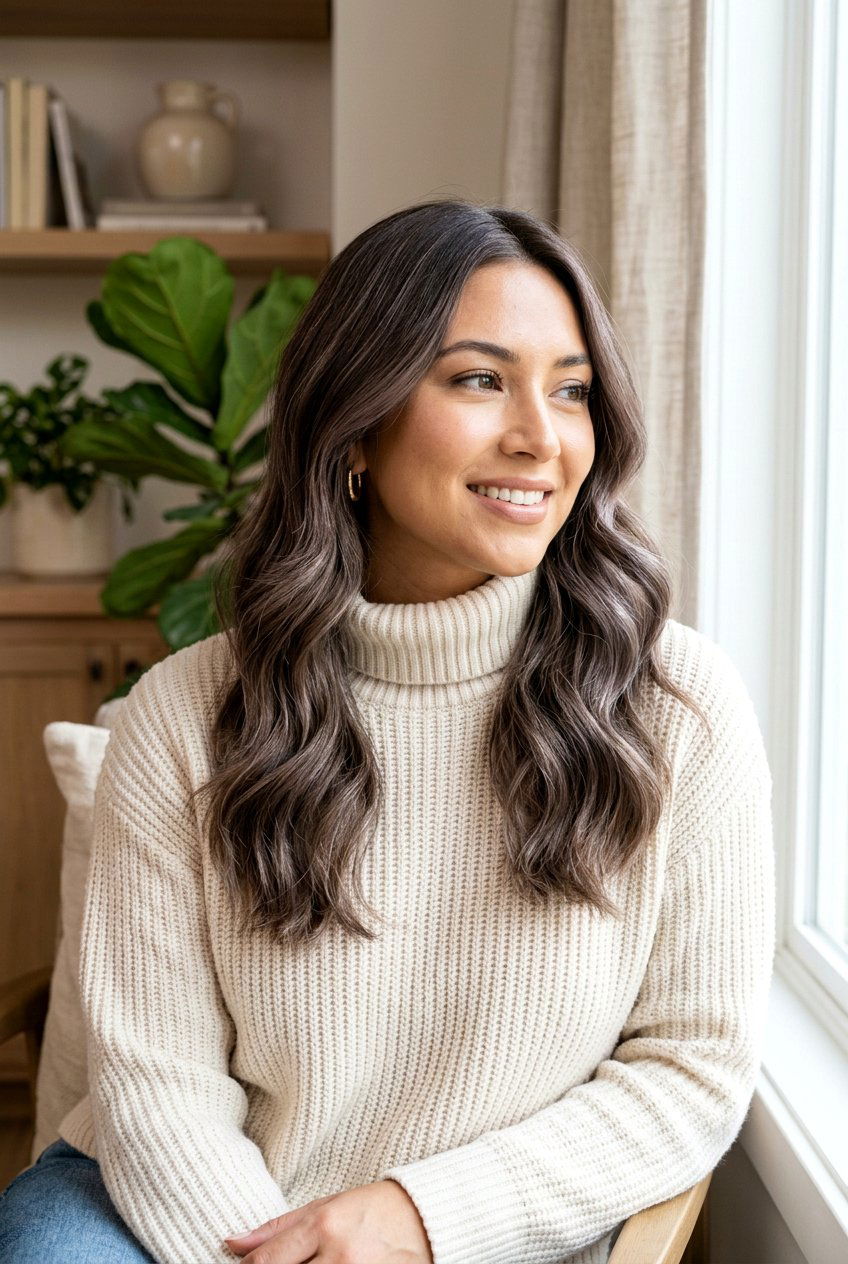 Icy Mocha Ash Toner On Brown Hair - 20 ash toner for highlighted brunette hair - 20 ash toner for highlighted brunette hair