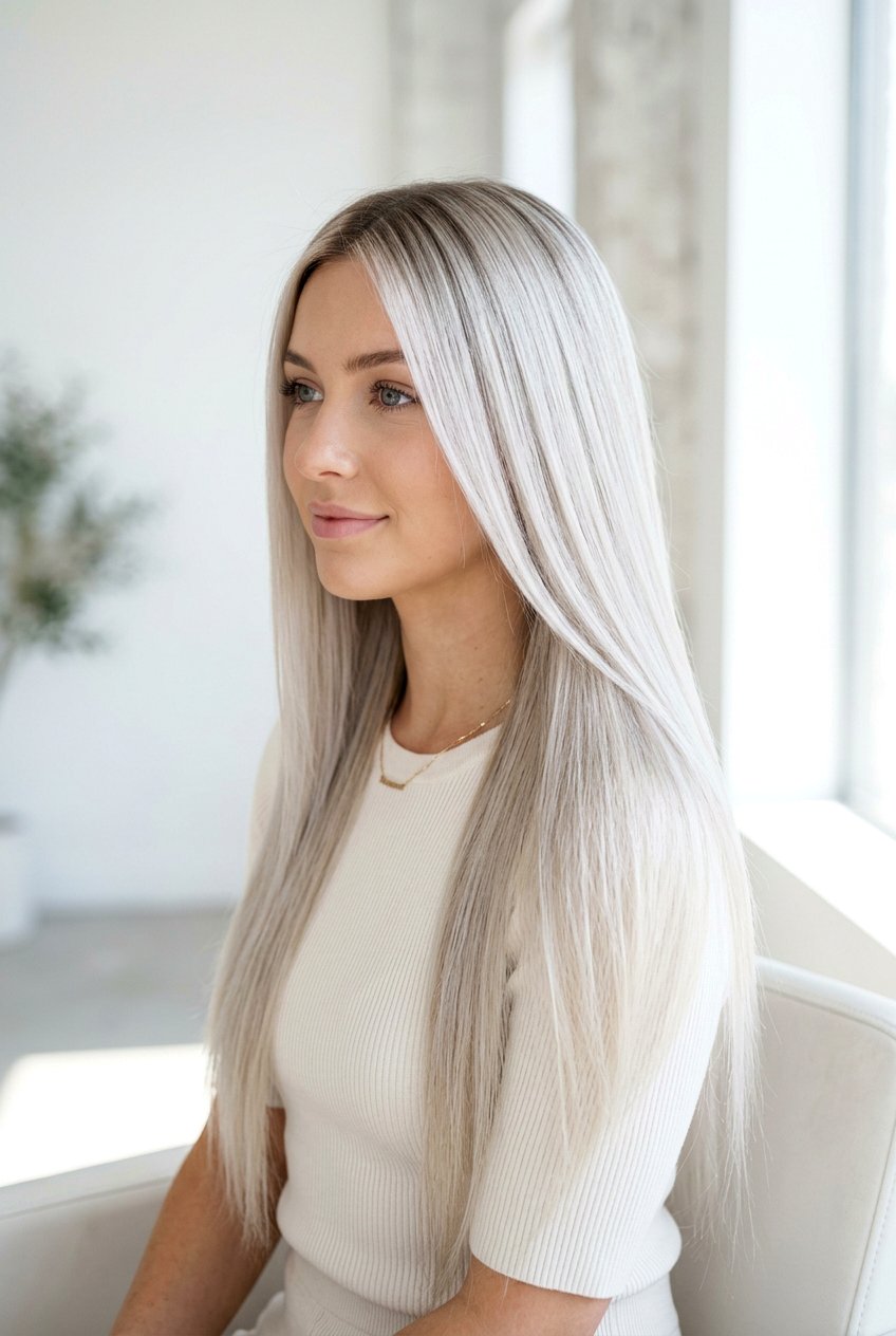 Icy Platinum Blonde Balayage - 20 platinum blonde balayage - 20 platinum blonde balayage
