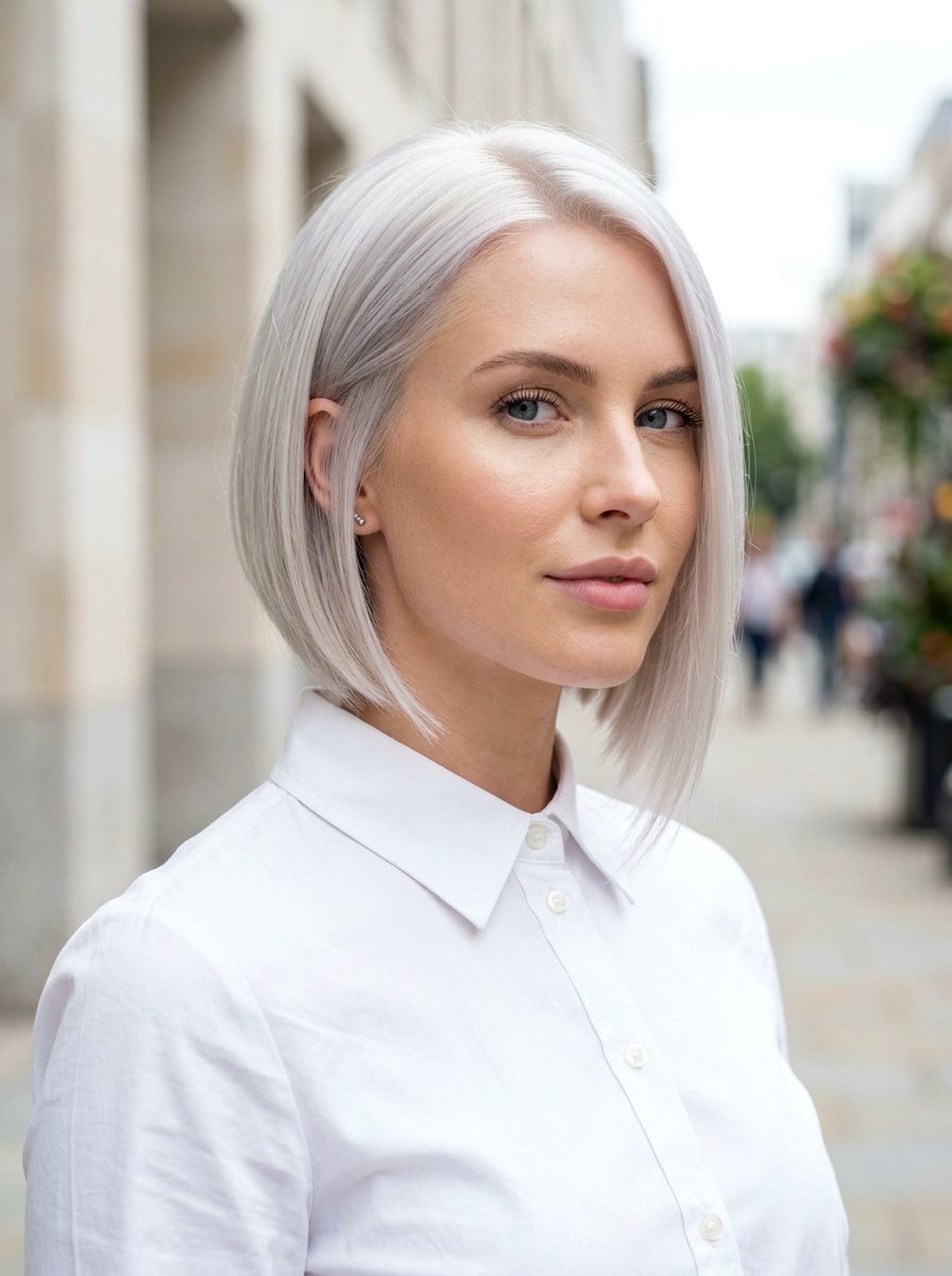 Icy Platinum Hair Color - 20 trendy hair color for women 2026 - 20 trendy hair color for women 2026