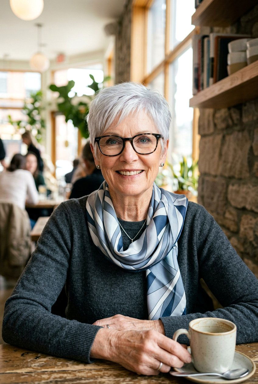 Icy Platinum Silver - 20 hair color ideas for women over 70 - 20 hair color ideas for women over 70