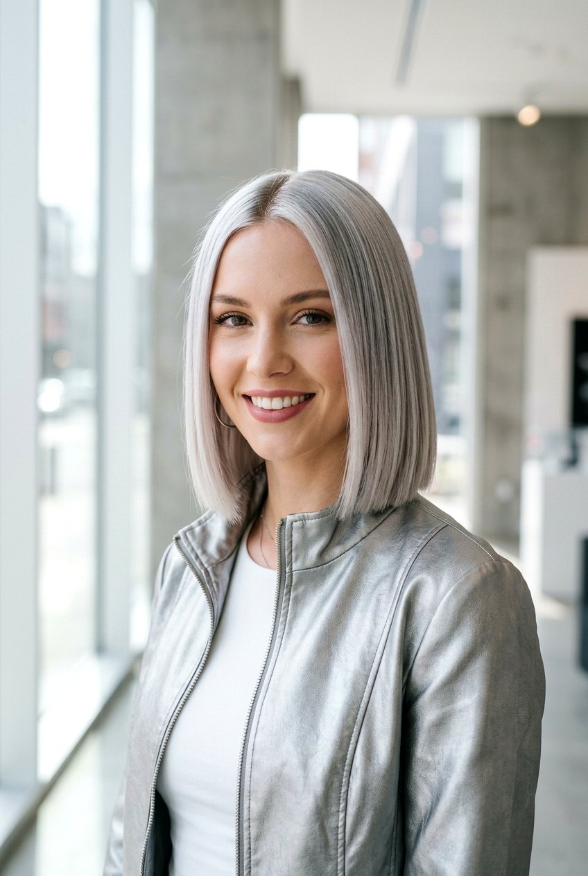 Icy Silver Blonde Blend - 20 cool silver blonde blend - 20 cool silver blonde blend