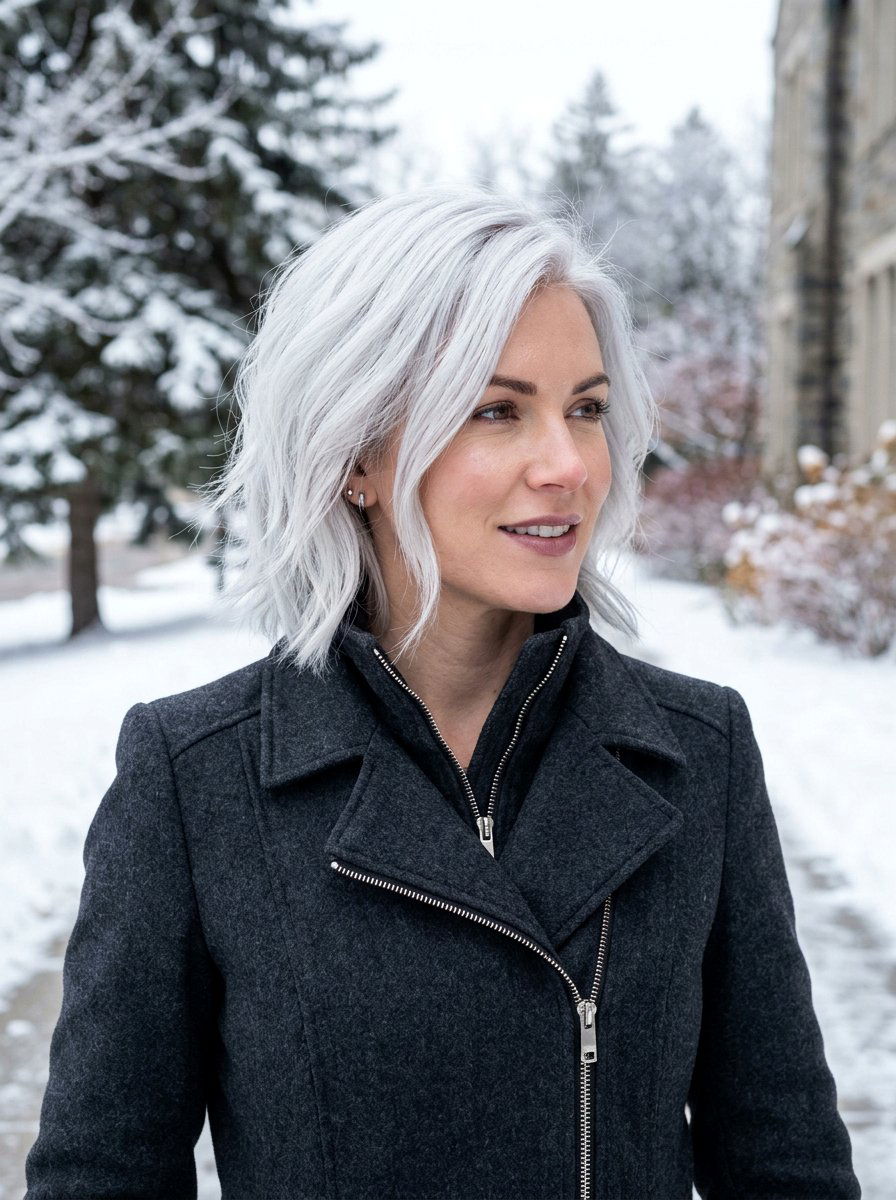 Icy Silver Hair - 20 trending silver hair ideas for women - 20 trending silver hair ideas for women